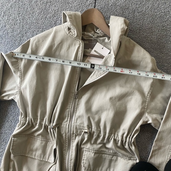 NWT ASOS Petite Lightweight parka in Washed Grey - Picture 5 of 5